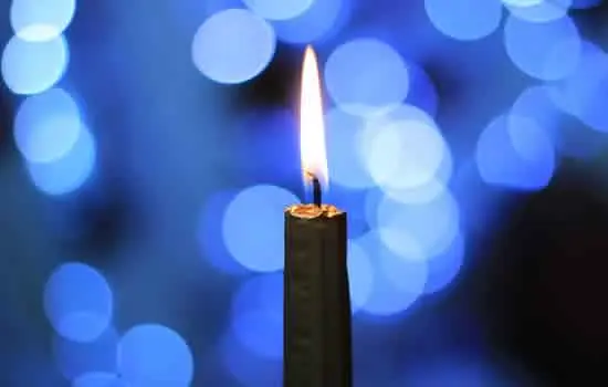 Candela per celebrazione funerale